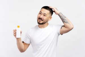 PRP hair loss assessment for men at a medspa for men in Vancouver, BC