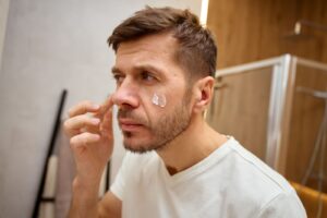 daily sunscreen routine recommended by our medspa for men in Kitsilano