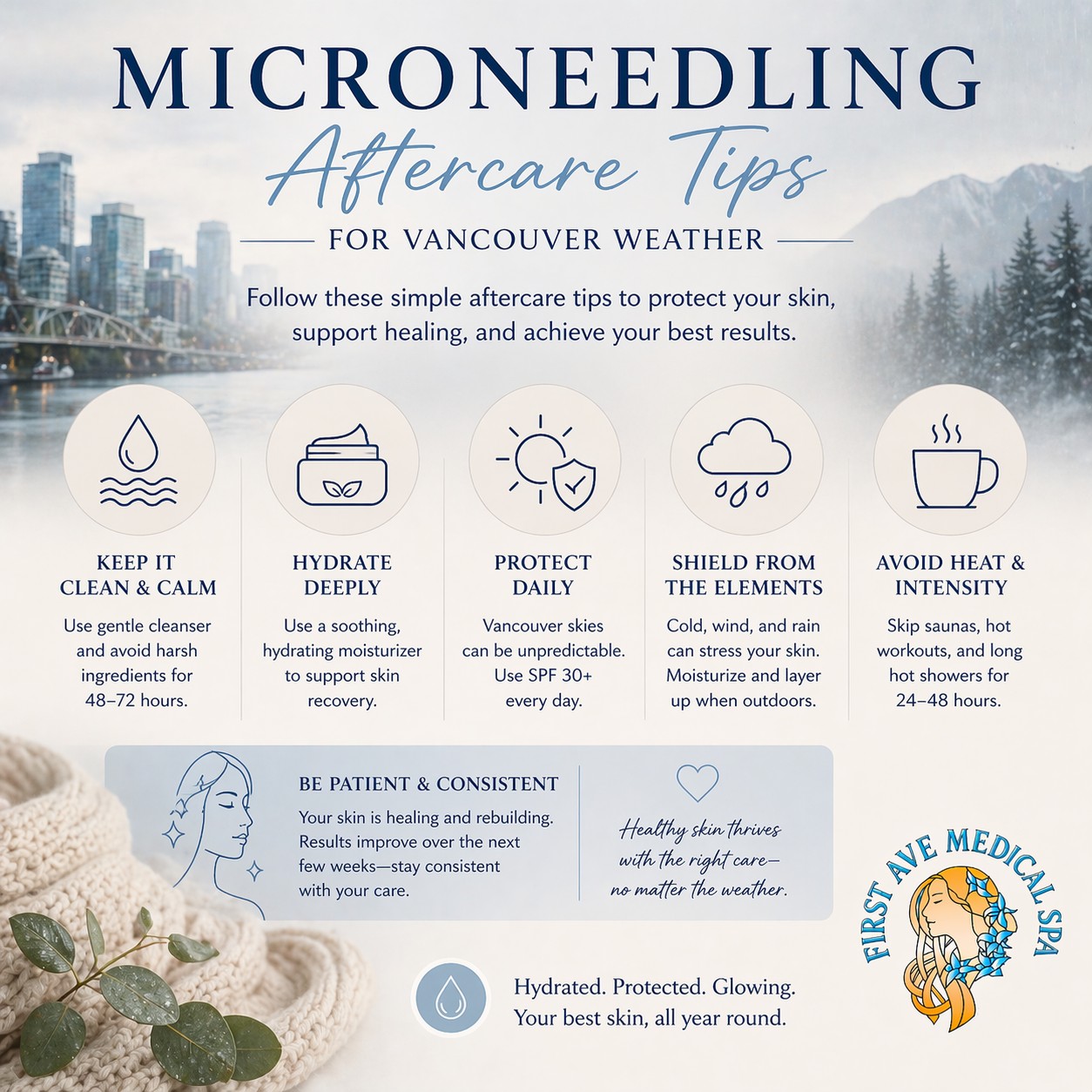 Microneedling Aftercare Tips for Vancouver Weather