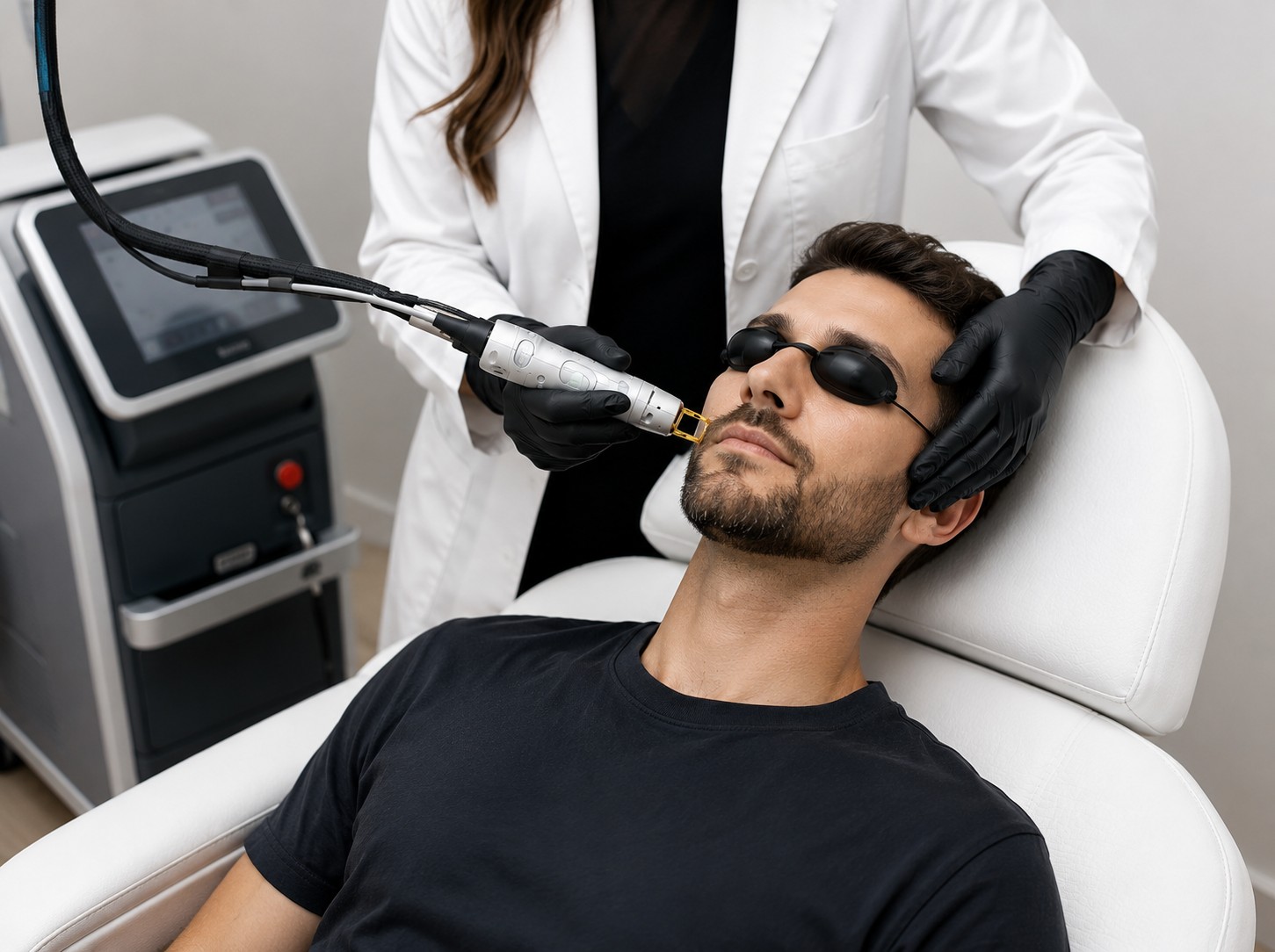 GentleMax Pro laser device at First Avenue Medical Spa Vancouver